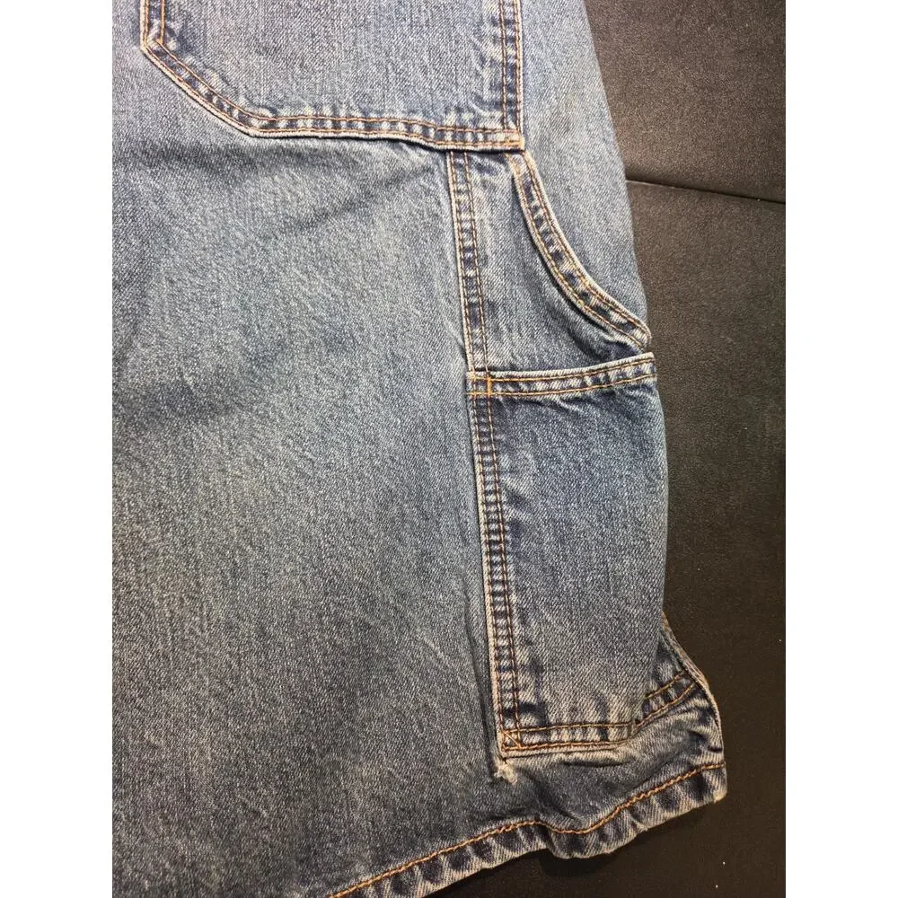 Vintage US Polo Assn Shorts Mens 33 Medium Wash Carpenter Baggy Skate Jorts Y2K